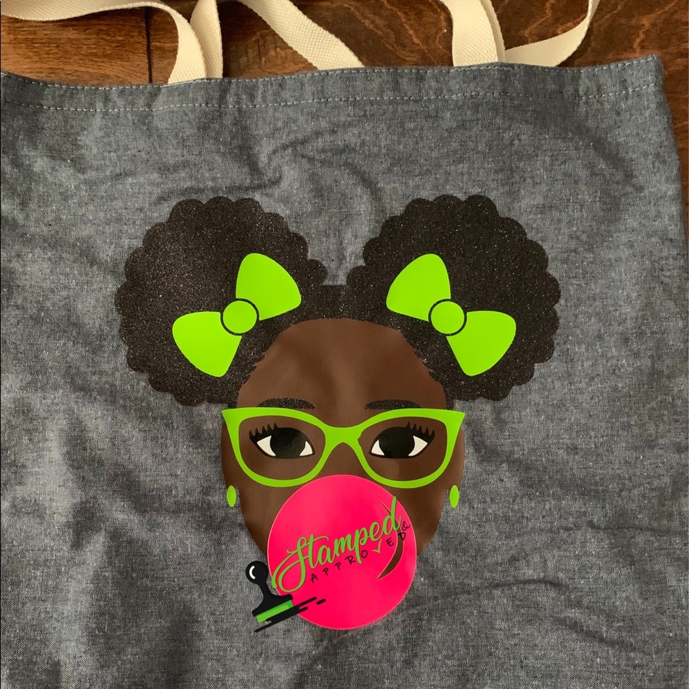 Kids tote!!!! Can be made in all hues and colors